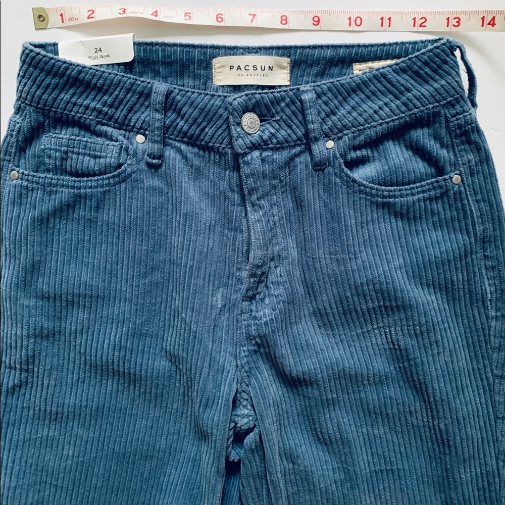 BNWT Pac Sun Mom Jeans Wide Wale Corduroy